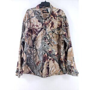 Outfitters Ridge Button Up Shirt Men's Size 3XL Camoflauge